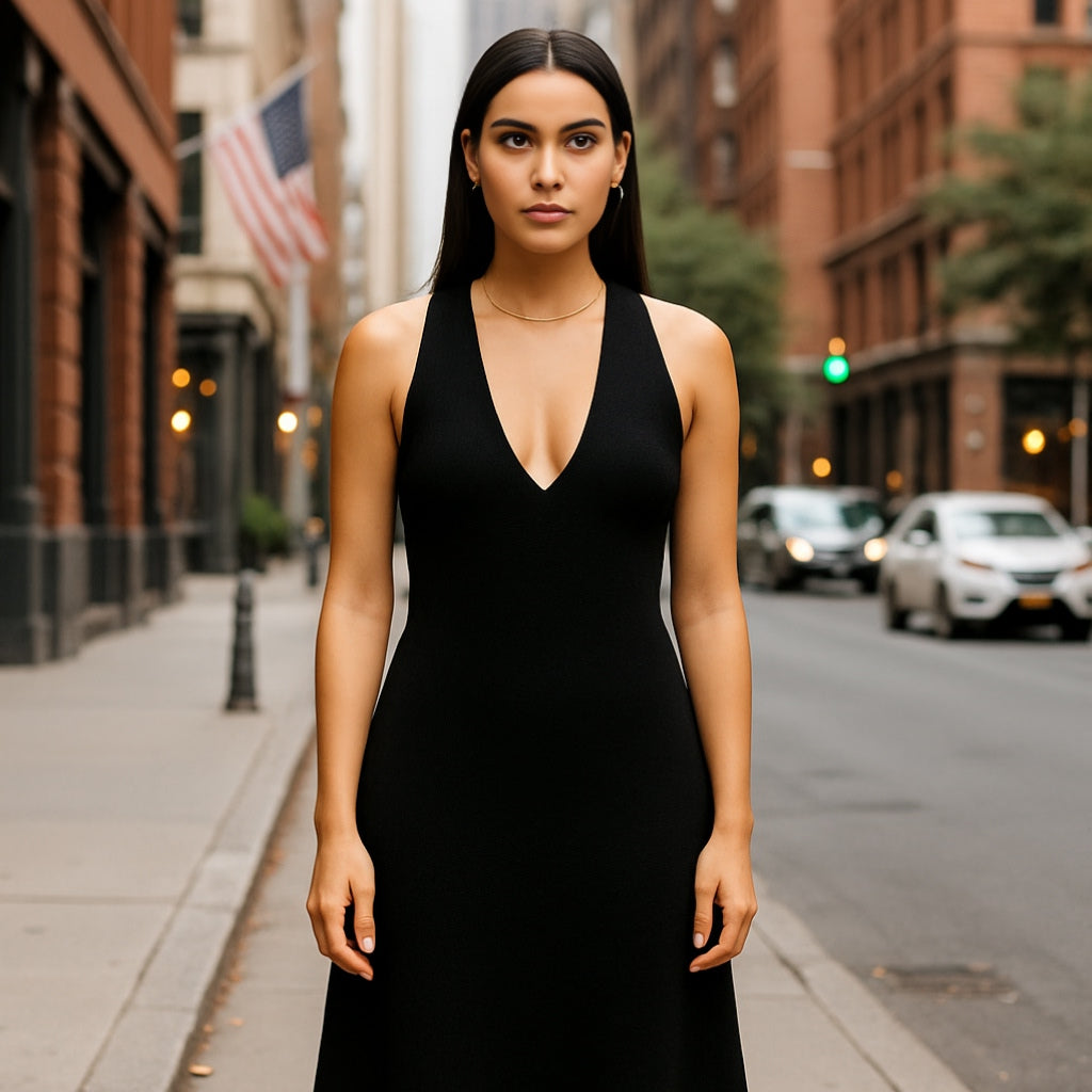 Aurora Open-Back Dress