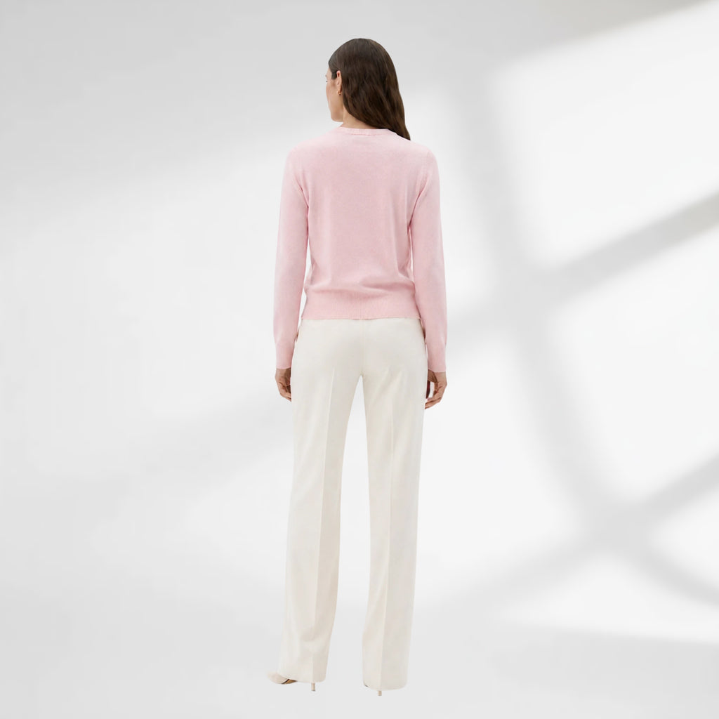 Baby Pink Fine Gauge Sweater