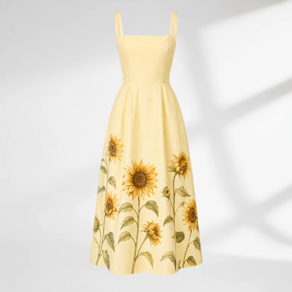 Helia Sunflower Dress