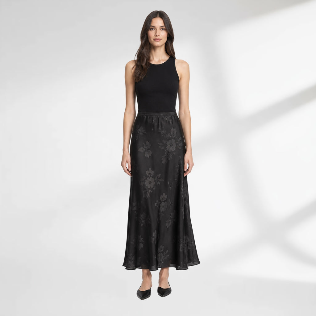 Morrow Petal Silk Skirt