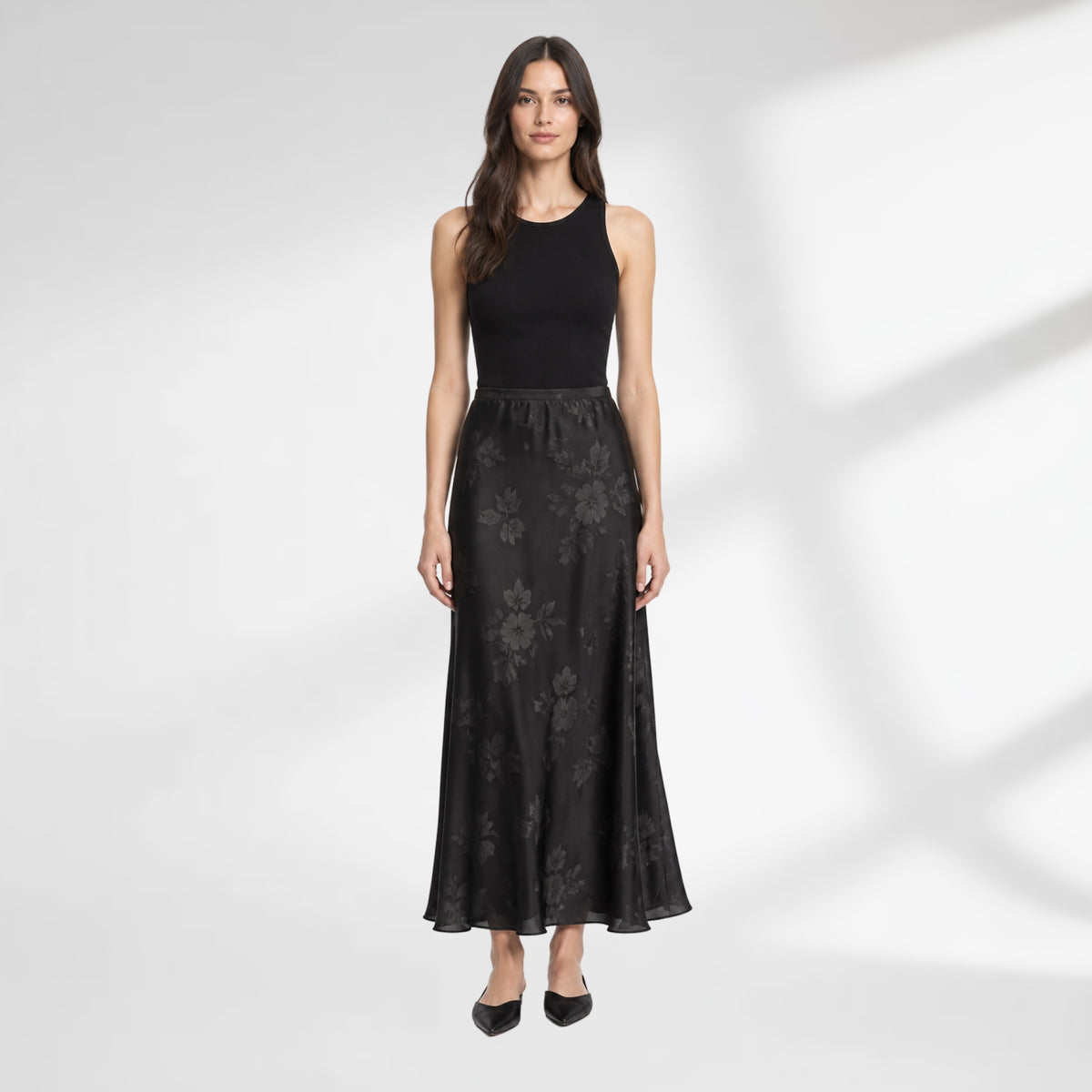 Morrow Petal Silk Skirt