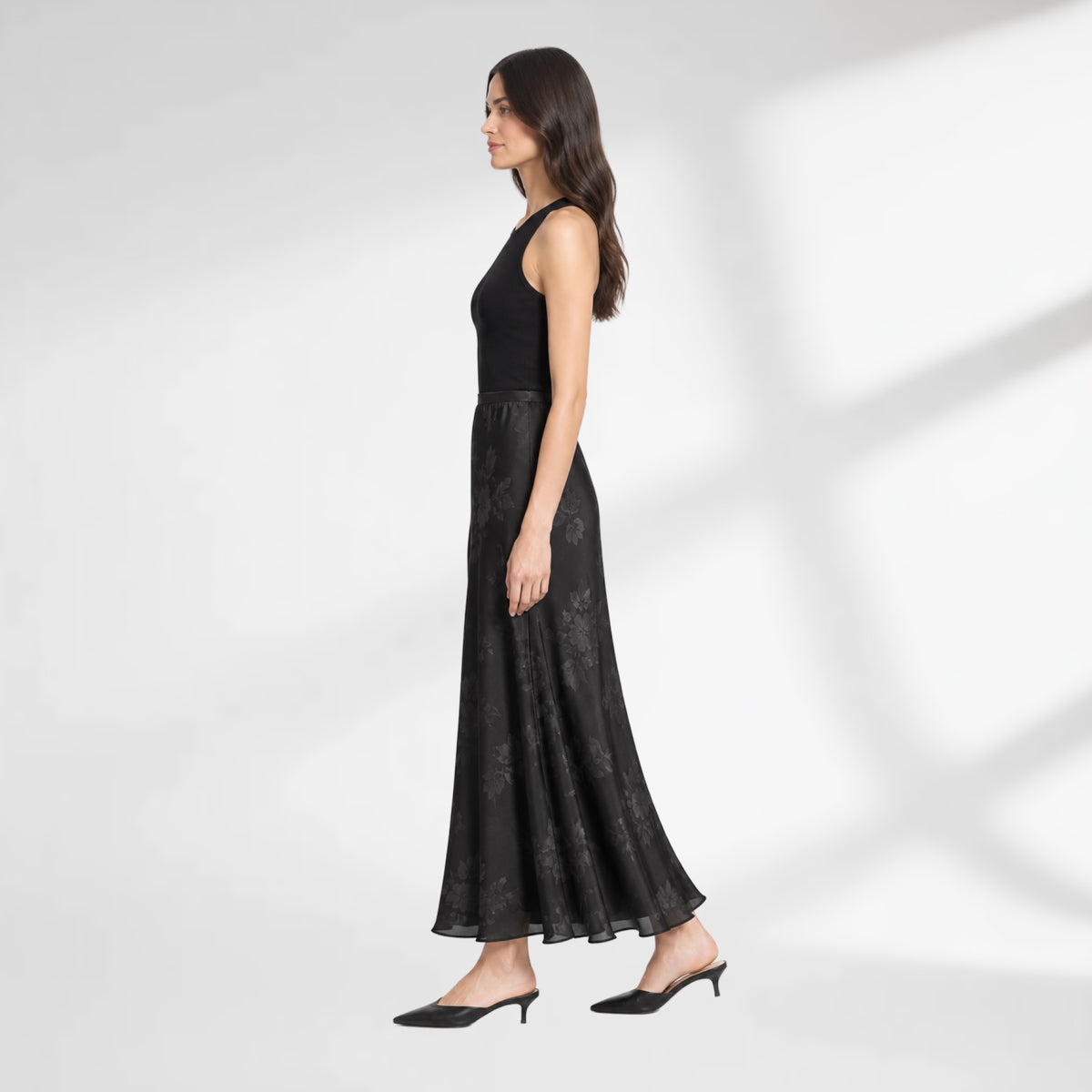 Morrow Petal Silk Skirt