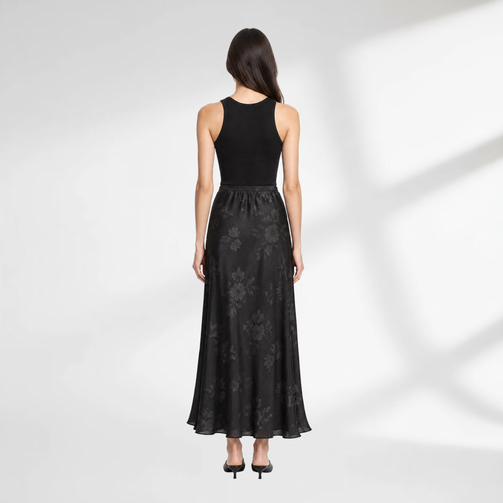 Morrow Petal Silk Skirt