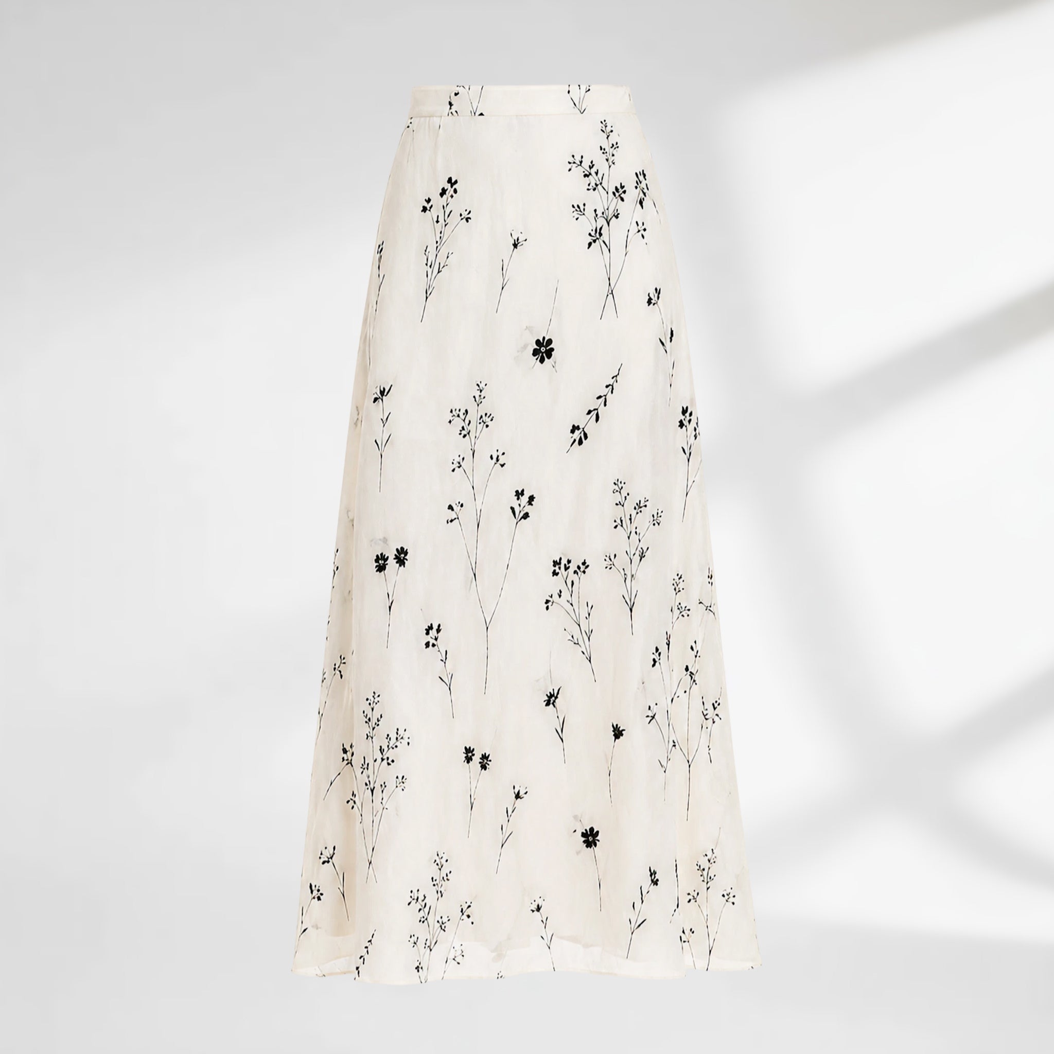 Serein Floral Voile Skirt