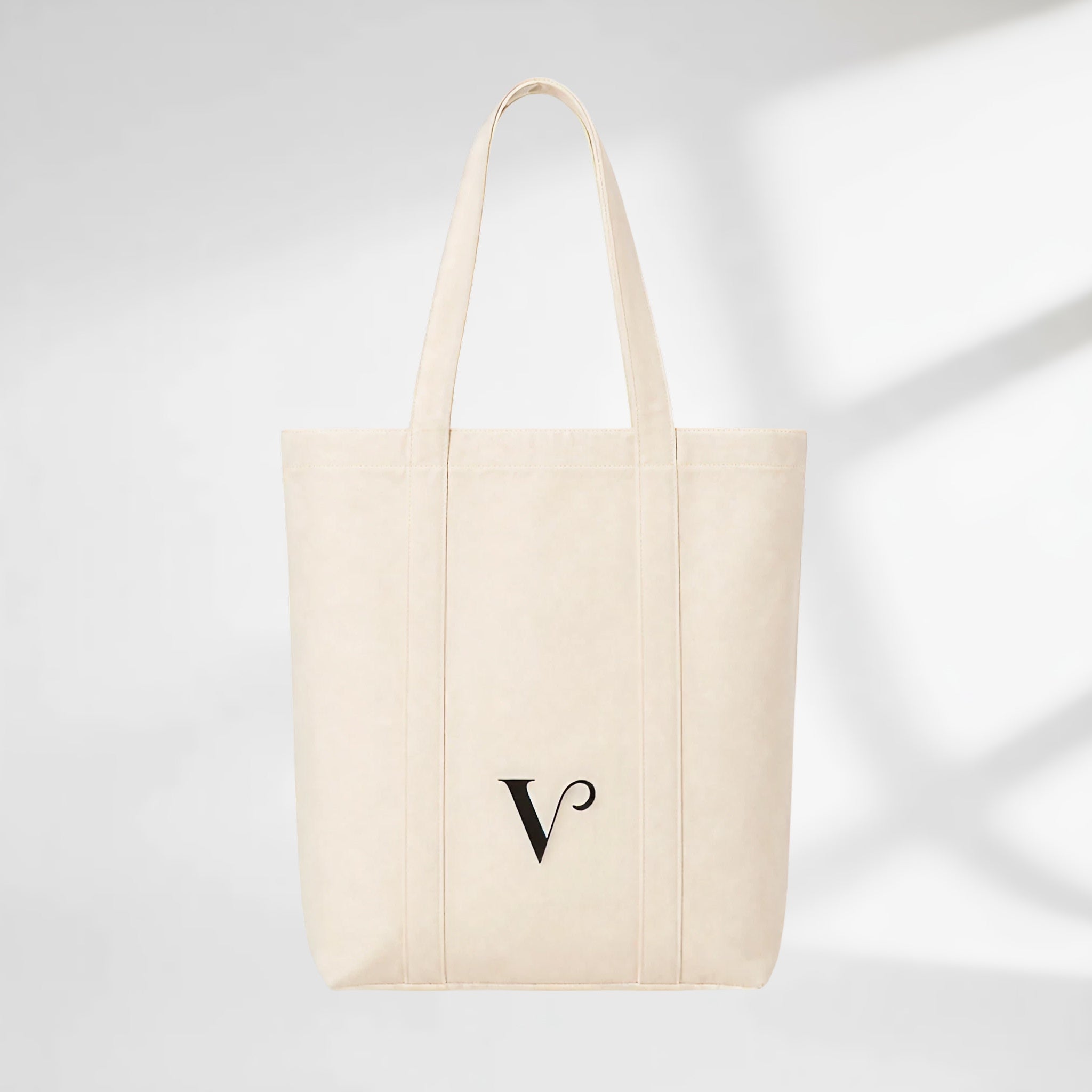 Structured Canvas Carry Tote