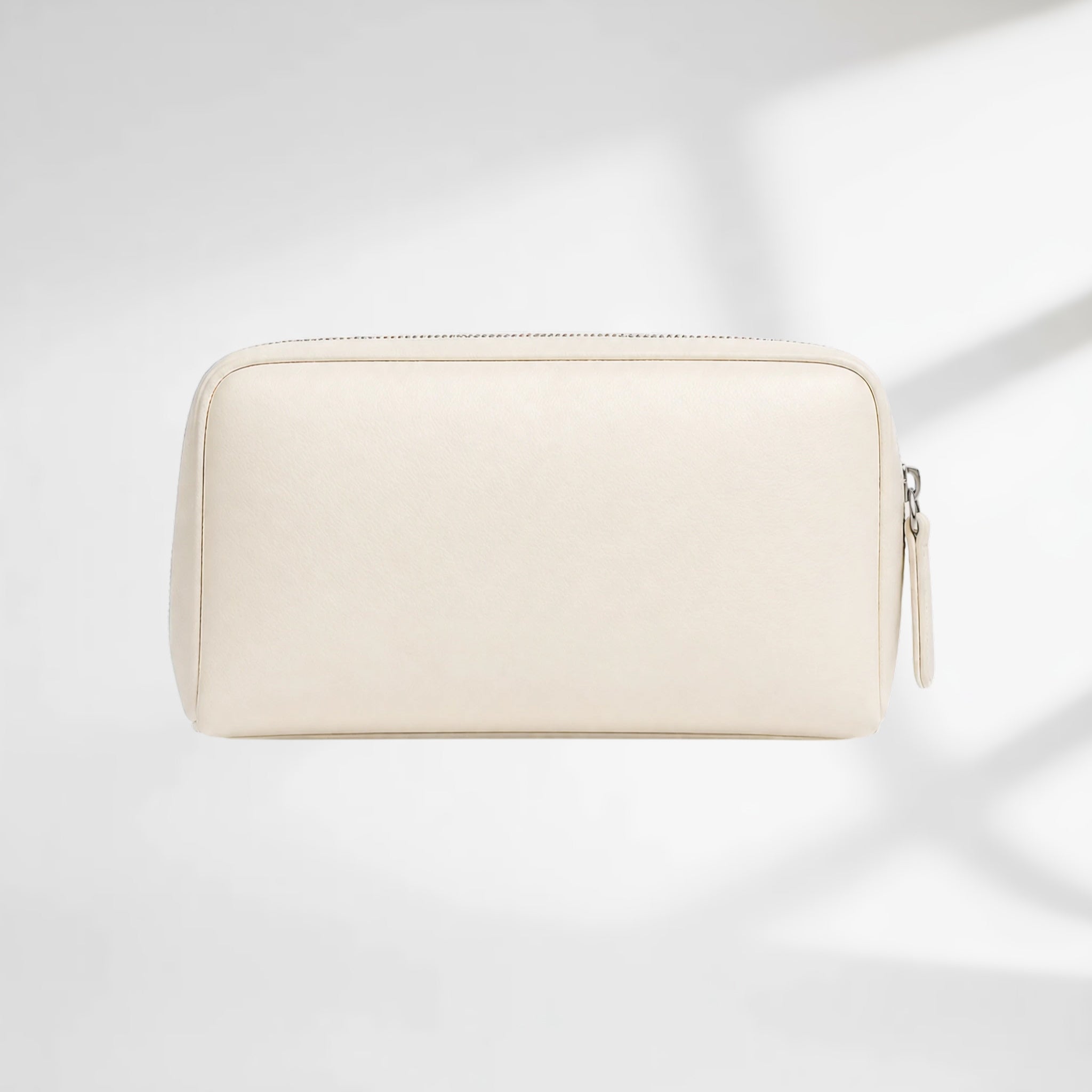 Structured Leather Makeup Case