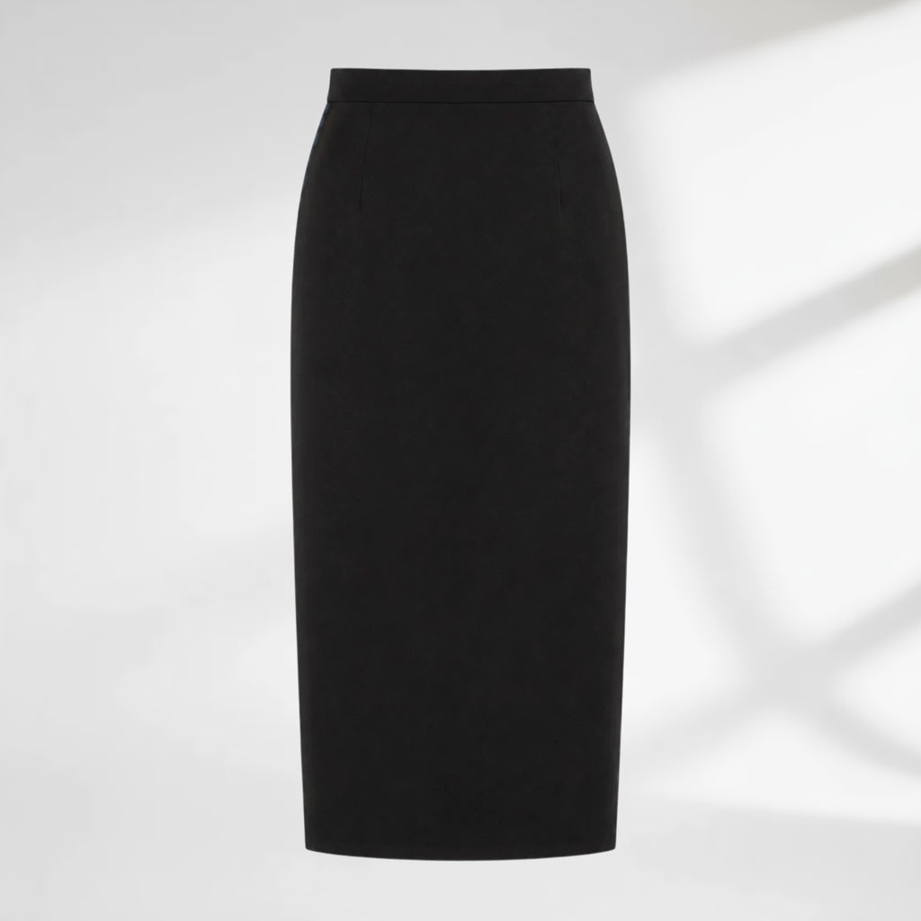Structured Mid-Length Skirt